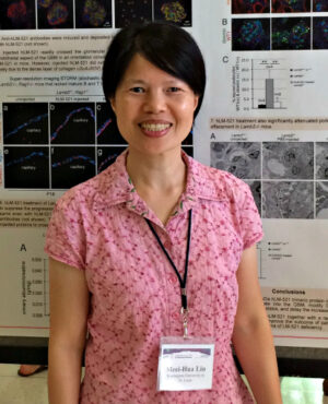 Dr. Meei-Hua Lin presented results of her research on the first Zoom Renal Research Conference.