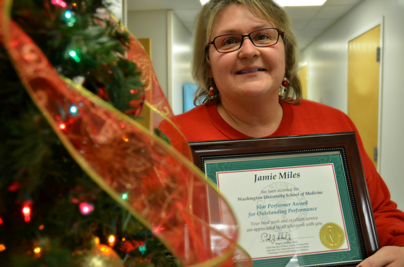 Jamie Miles Receives STAR Performer Award