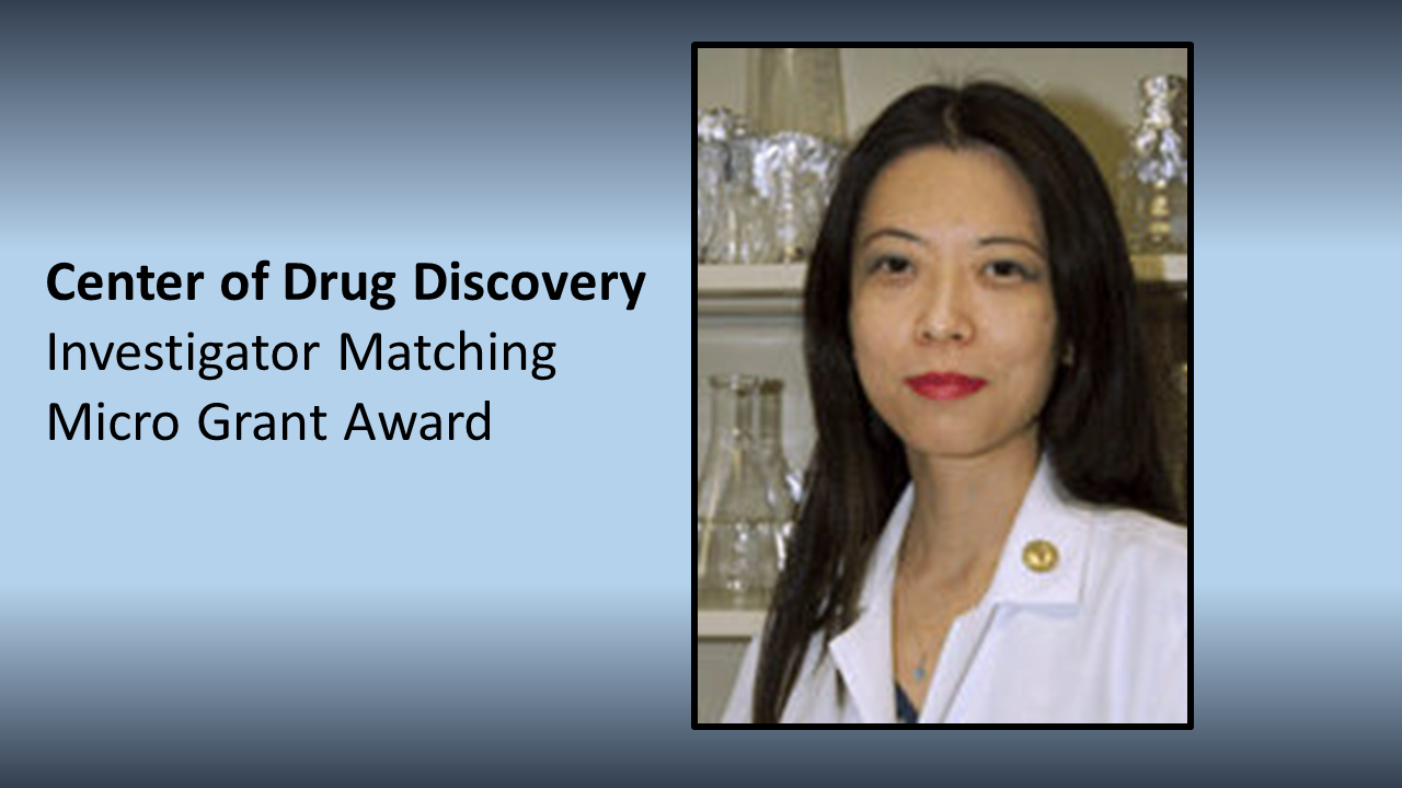 Ying Maggie Chen Receives Center for Drug Discovery Investigator Matching Grant