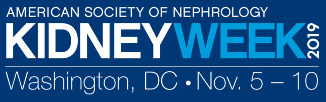 ASN Kidney Week 2019 Calendar