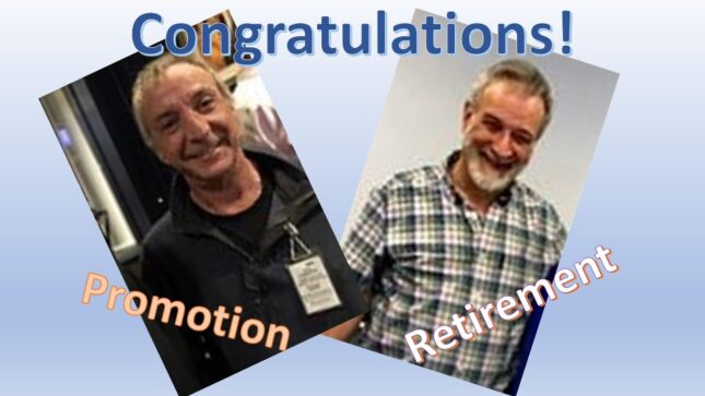 Paul Roberson takes Helm from Retiring Rick Hasamear as Manager of Technical Services for Dialysis Operations at Chromalloy