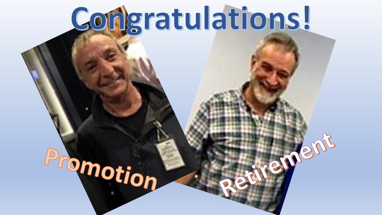 Paul Roberson takes Helm from Retiring Rick Hasamear as Manager of Technical Services for Dialysis Operations at Chromalloy