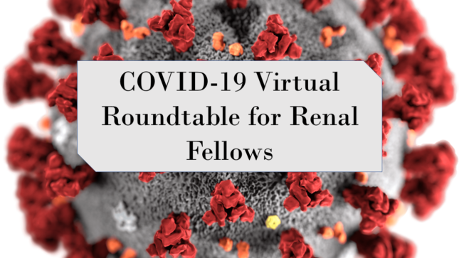 Renal Fellows Get Opportunity to Discuss COVID-19 Experiences