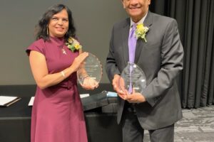 Anitha Vijayan and Aubrey Morrison Honored at BJH Medical Staff Association Ceremony