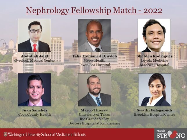Nephrology Fellowship Match Announced for 2022