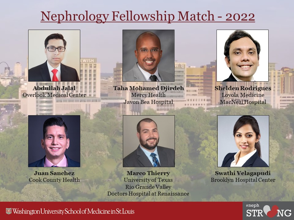 Nephrology Fellowship Match Announced for 2022
