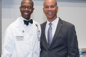 Special Medical Grand Rounds Welcomes Lecturer Robert Hoover and Celebrates Will Ross’ Career with Portrait