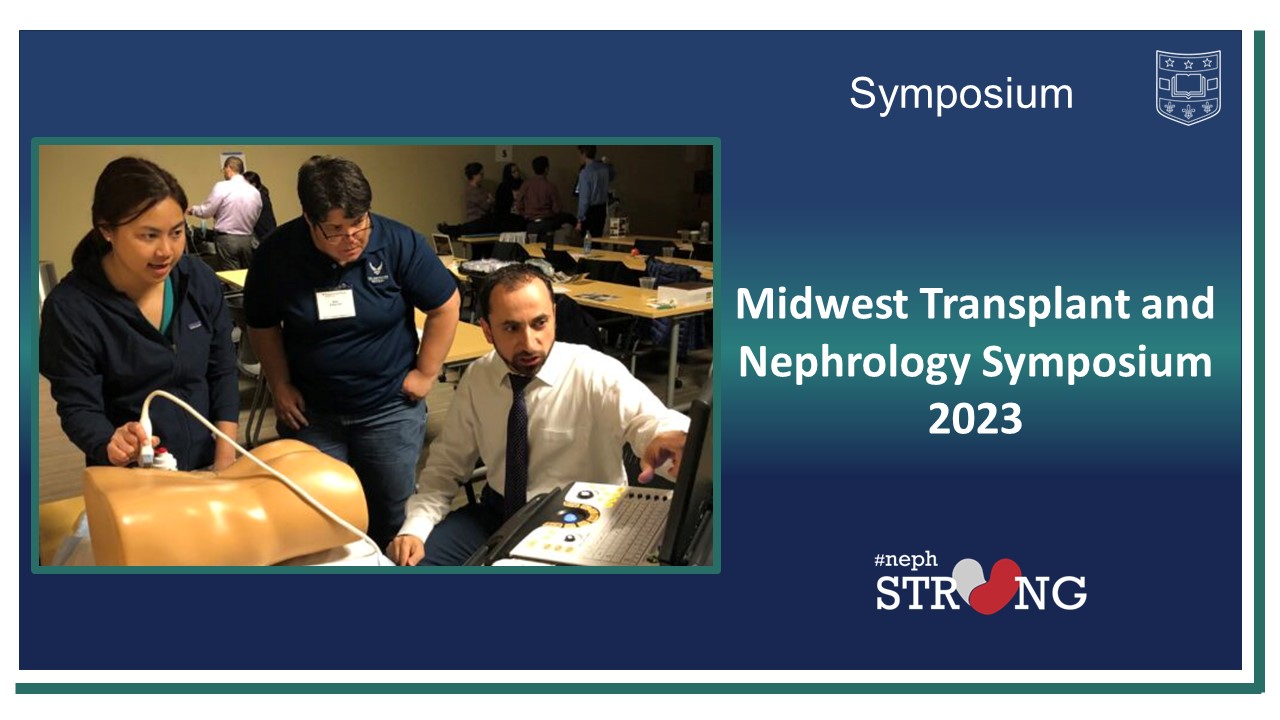 Save the Date: Midwest Transplant and Nephrology Symposium October 13-15, 2023