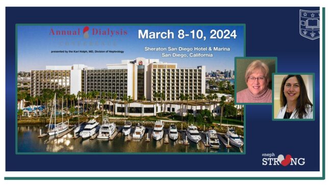 Lisa Koester-Wiedemann and Cheryl Cress to Participate in the Annual Dialysis Conference 2024