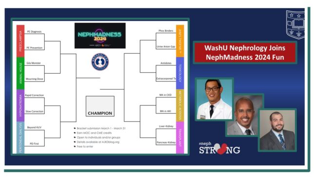Preeclampsia vs Dual Organ Transplant vs Animal House and More … NephMadness 2024 is Underway!