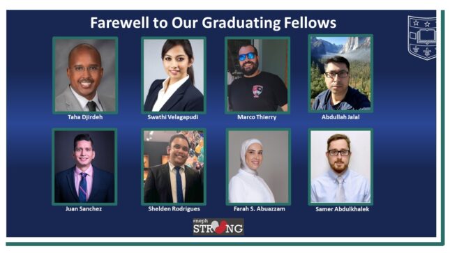Farewell and Best Wishes to Our 2024 Graduating Renal and Transplant Fellows