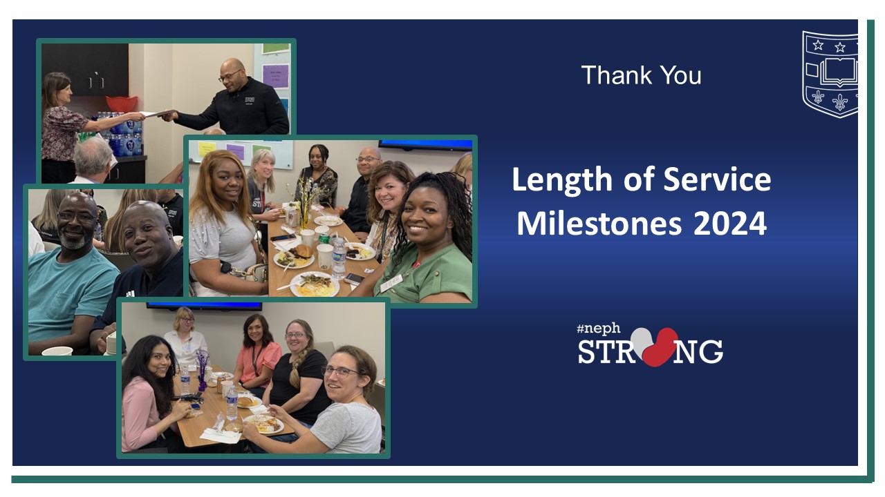 WashU Nephrology Celebrates Length of Service Milestones