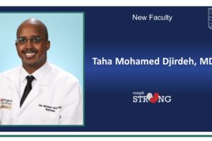 WashU Nephrology Fellowship Graduate Taha Mohamed Djirdeh Joins Faculty