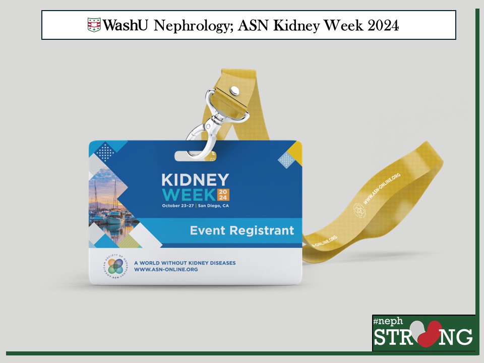 ASN Kidney Week 2024 Calendar