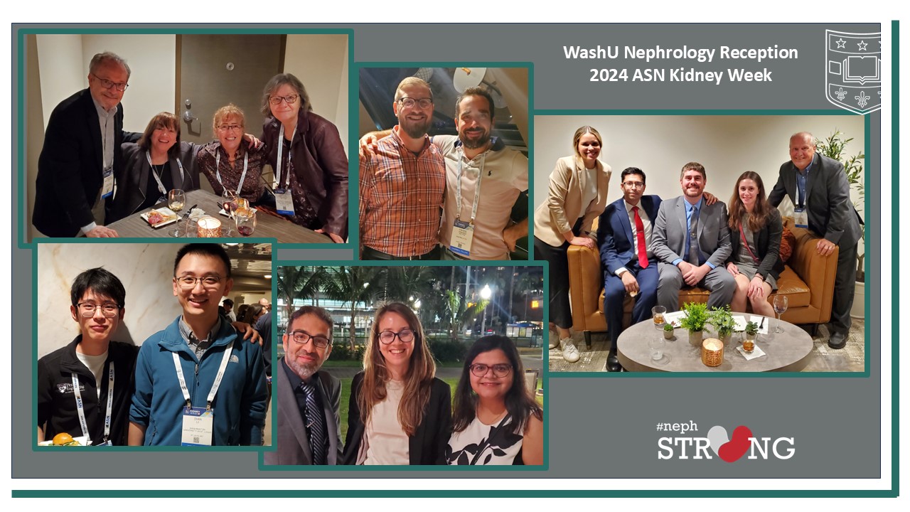 Alumni and Friends Gather at 2024 ASN Kidney Week WashU Nephrology Reception