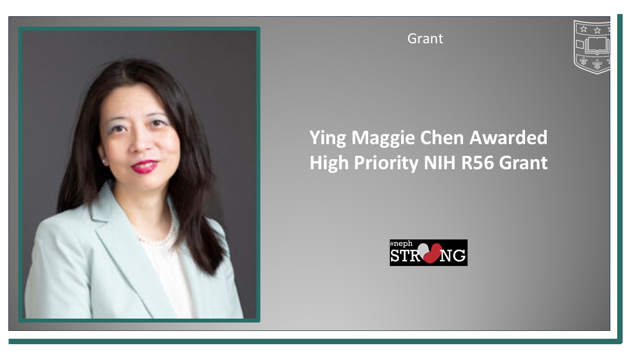 R56 NIH Grant Awarded to Physician-Scientist Ying Maggie Chen