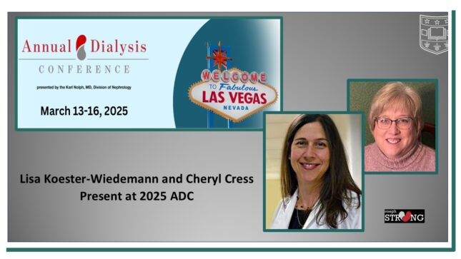 Cheryl Cress and Lisa Koester-Wiedemann Present at 2025 Annual Dialysis Conference