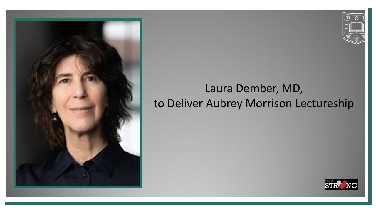 Dr. Laura Dember to Deliver Aubrey R. Morrison Lectureship