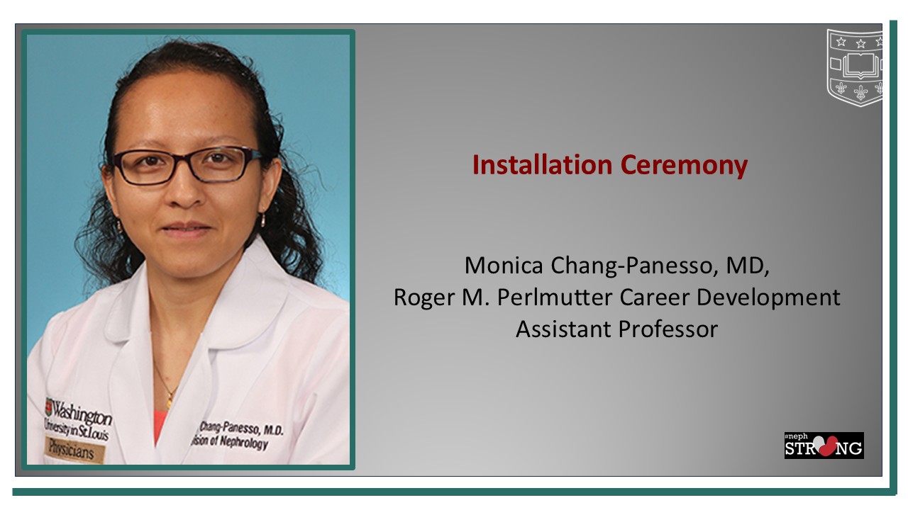 Monica Chang-Panesso to be Installed as Roger M. Perlmutter Career Development Assistant Professor