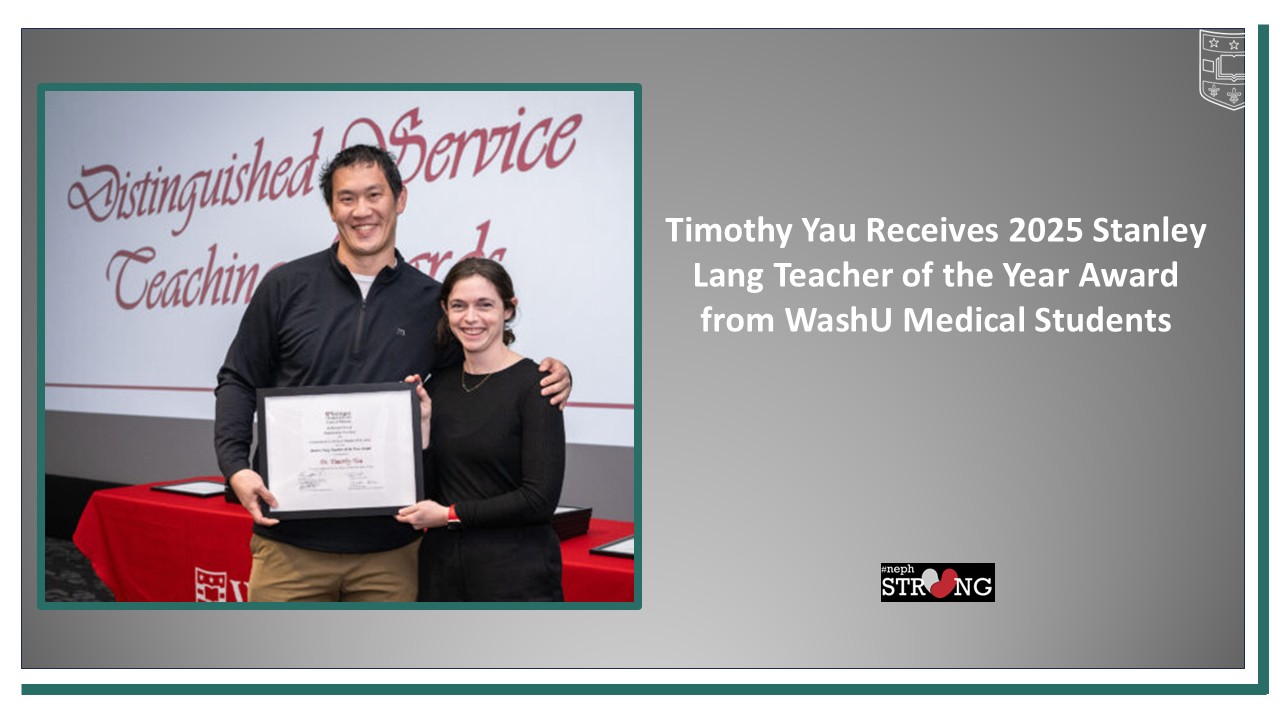 Timothy Yau 2025 Stanley Lang Teacher of the Year