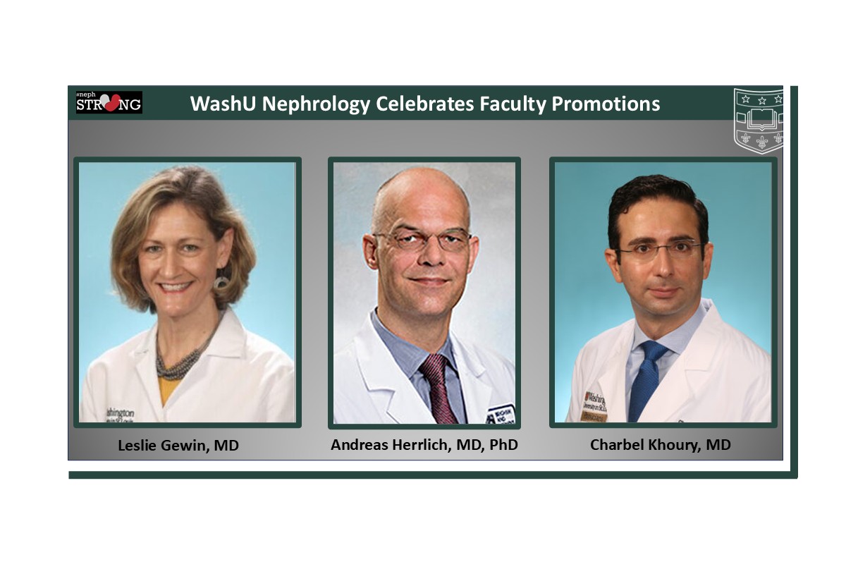 Celebrating Faculty Promotions for Drs. Gewin, Herrlich, and Khoury