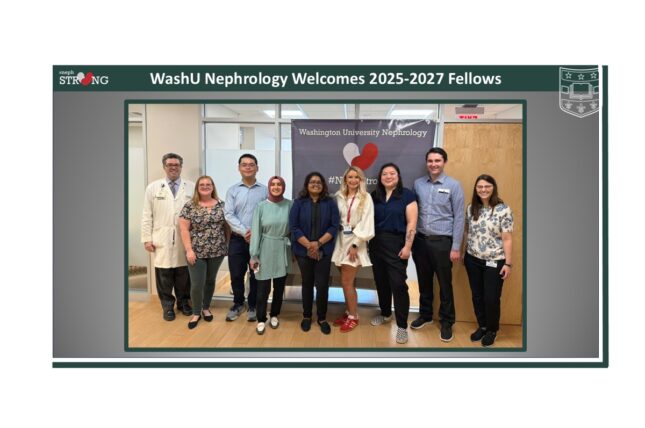 WashU Nephrology Welcomes our 2025-2027 Fellows