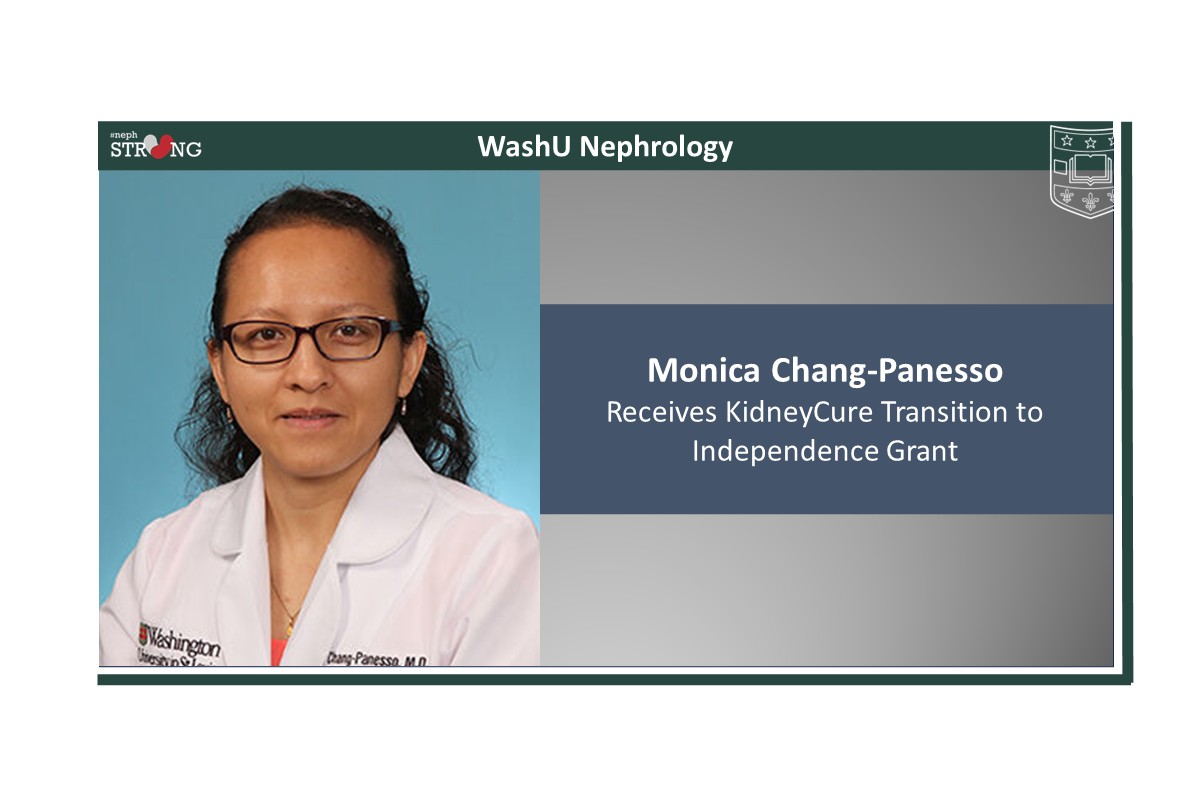 Monica Chang-Panesso Awarded KidneyCure Grant