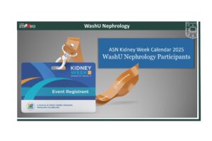 WashU Nephrology ASN Kidney Week 2025 Calendar