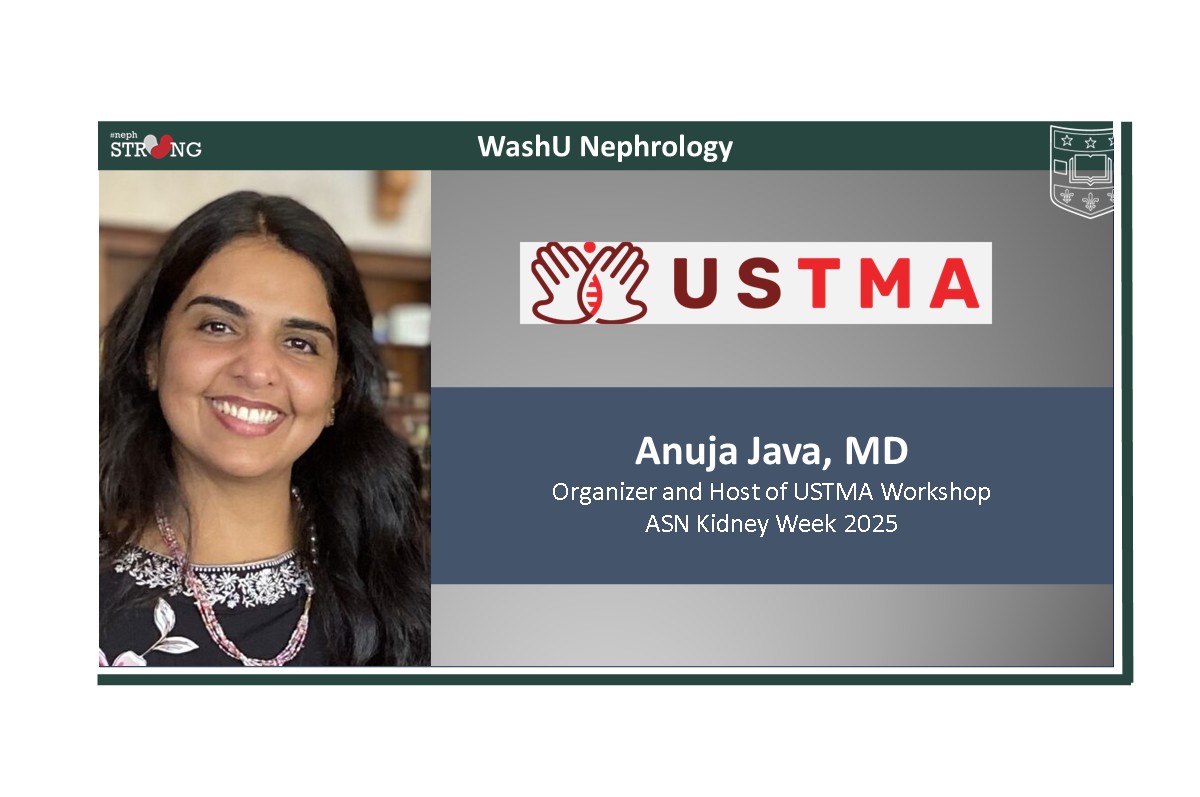 Anuja Java to Lead USTMA Workshop Series at ASN Kidney Week 2025