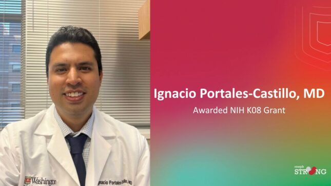 Dr. Ignacio Portales-Castillo Awarded K08 Grant