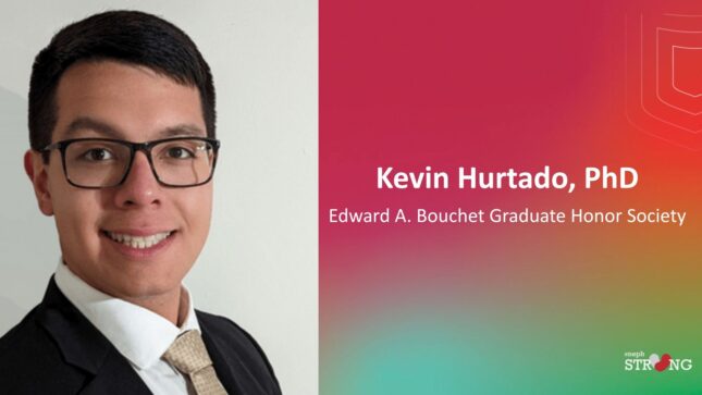 Dr. Kevin Hurtado Selected for Induction into the Bouchet Graduate Honor Society