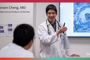 Steven Cheng Honored with the Jane Phillips‑Conroy Professor of the Year Award