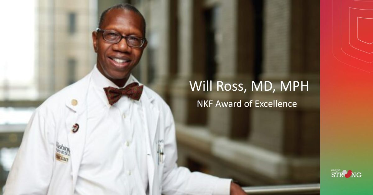 Dr. Will Ross Receives NKF Award of Excellence
