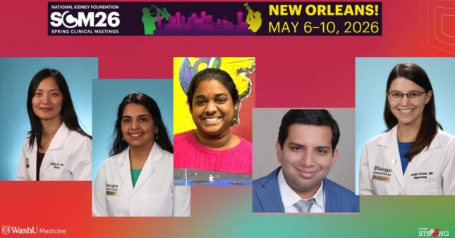 WashU Nephrology Presents at NKF 2026 Spring Clinical Meetings