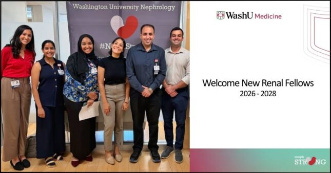 WashU Nephrology Welcomes our 2026-2028 Renal Fellows