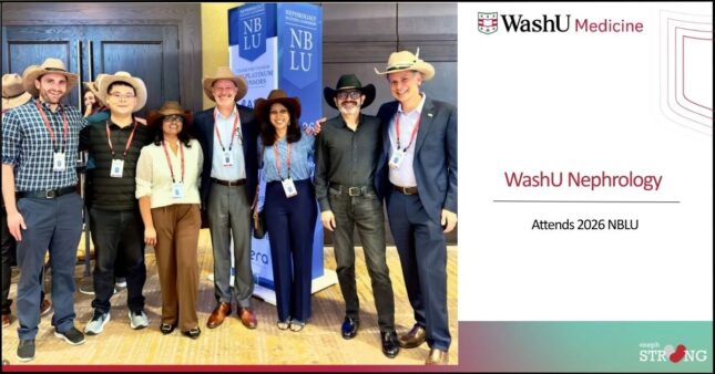 WashU Nephrology Fellows and Faculty Attend NBLU 2026