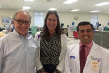 Dr. Rothstein, Lisa Koester ANP, CNN-NP and Dr. Cipriano in the DeBaliviere Unit.
