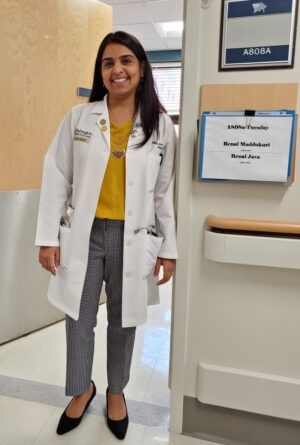 Dr. Anuva Java sees patients at the new Kidney Transplant CLinic at St. Louis Veterans hospital
