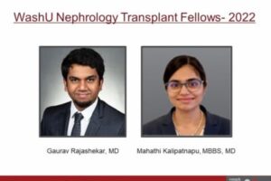 WashU Nephrology Welcomes 2022 Renal Transplant Fellows