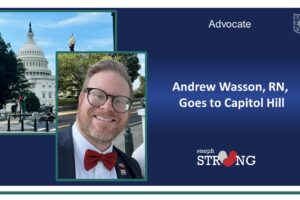 WashU Nephrology RN Andrew Wasson Takes Part in ANNA Health Policy Workshop 2023 on Capitol Hill