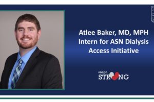 Dr. Atlee Baker, WashU Nephrology Fellow, Selected for ASN Internship
