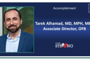 Transplant Nephrologist Tarek Alhamad Named Associate Director for DOM Faculty Development and Well Being