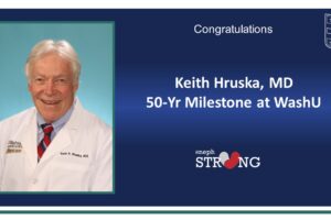 Keith Hruska Celebrates 50-Yr Milestone at WashU