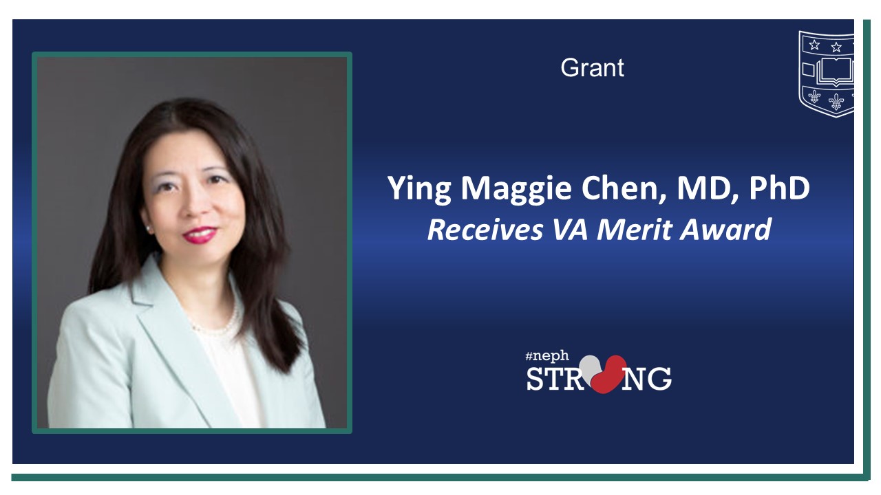 Physician-Scientist Ying Maggie Chen Receives VA Merit Award